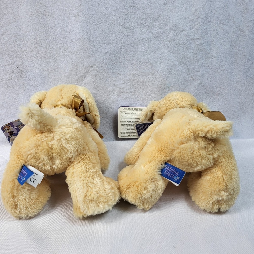 Russ Shining Stars Plush Dog Lot 2 With Tags International Star Registry - Picture 3 of 10